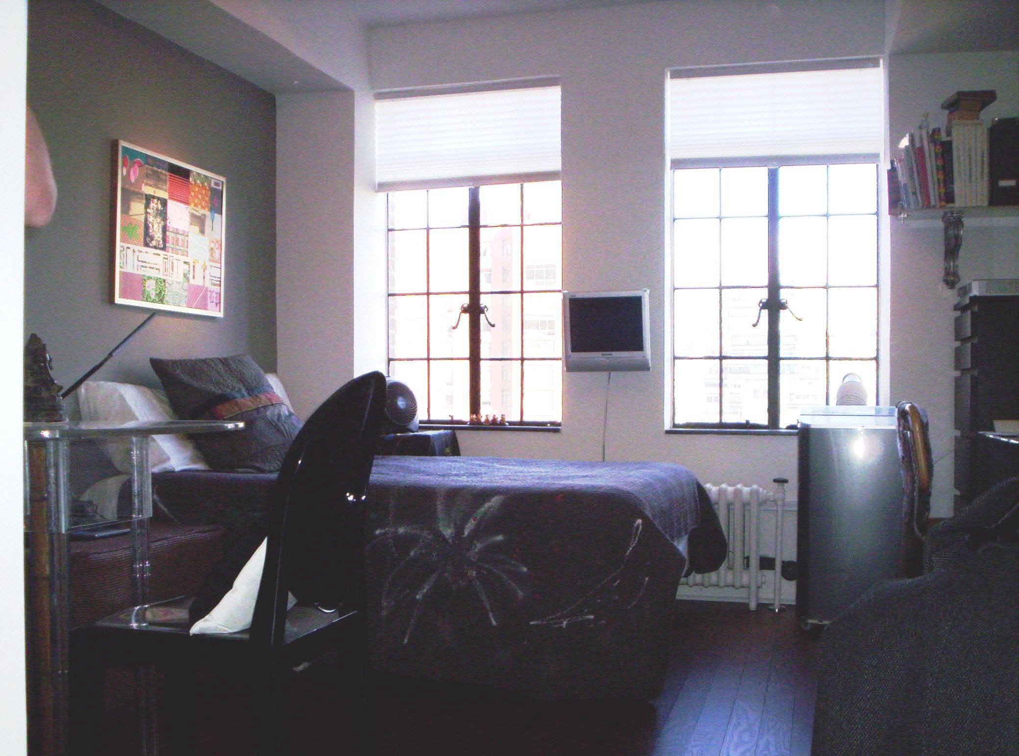 Short Term Rental. Fully Furnished. Luxury Bldg. Charming Renovated Studio Apartment. ** River and City Views** Midtown