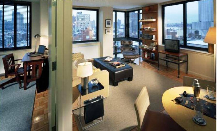 PRIME Columbus Circle Area ||  Stunning 2 Bed/2 Bath  || Stunning City Views || Tall Ceilings ||  Low Fee