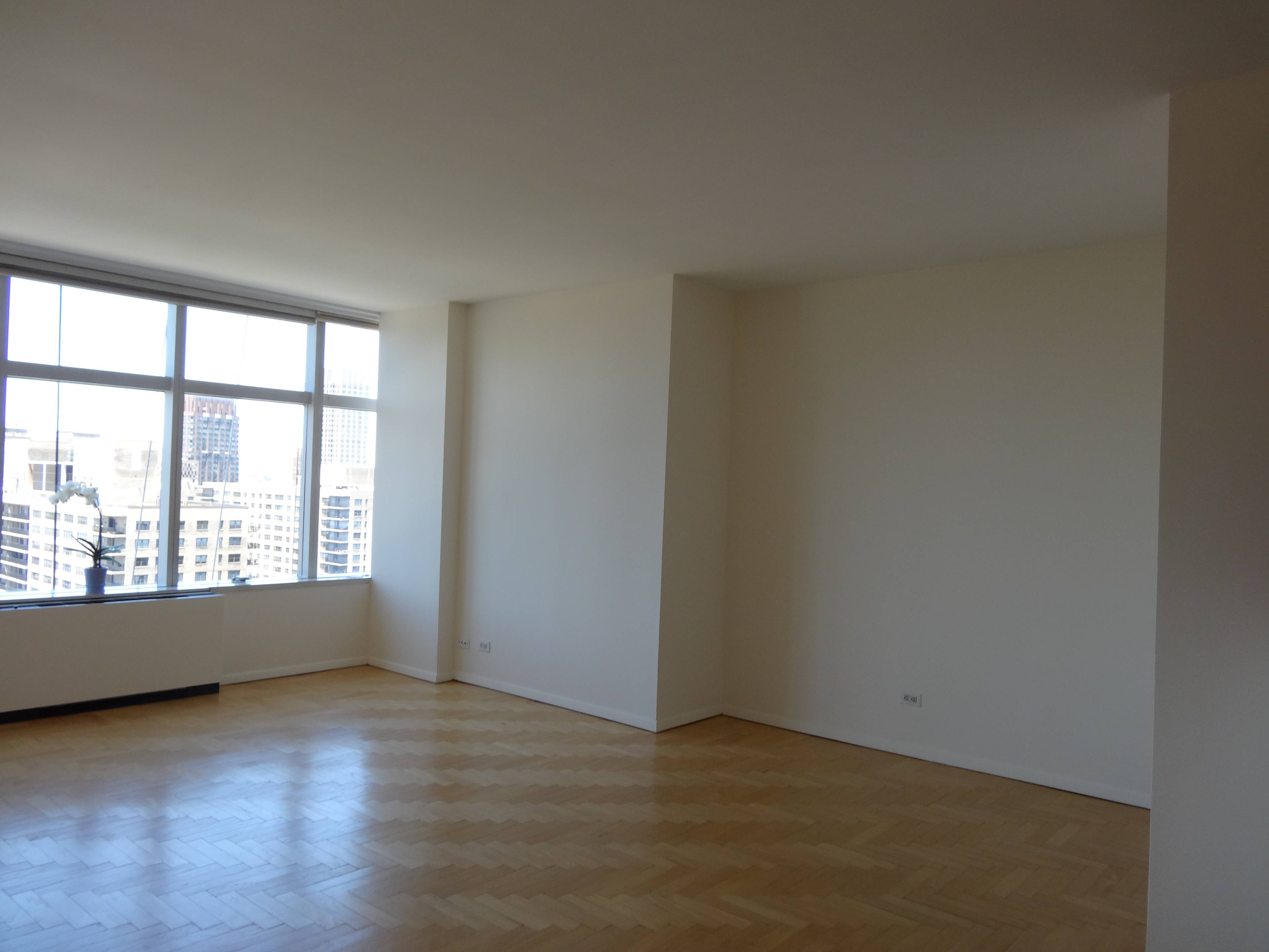 UPPER WEST SIDE, BRIGHT HIGH FLOOR- LARGE ONE BED 1.5 BATH RENTAL