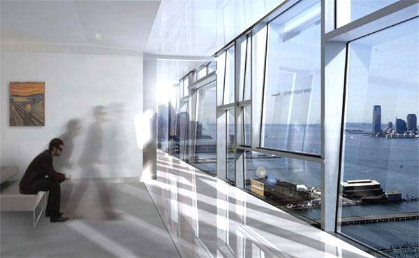 Hudson River Views in this New Construction Building that has Modernized Architecture Design 