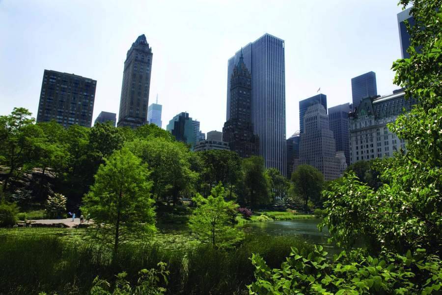 Upper East Side high floor one bed on famed Fifth Avenue! Gorgeous open city views,  elegant marble and granite finishes, just off Central Park!  