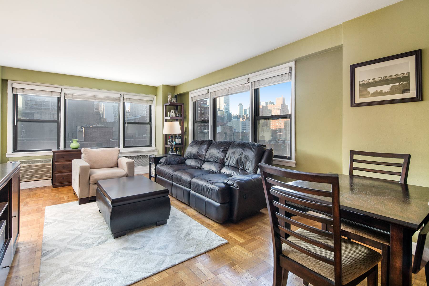 Bright Corner Alcove Studio in Kips Bay