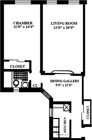 ~NEW LISTING PREWAR ONE BEDROOM RENTAL~    New York real estate, New York apartments, New York real estate, ny real estate, real estate sales, rentals, for sale, for rent