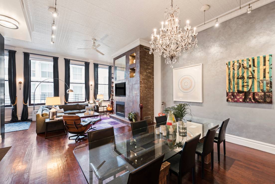 Authentic Floor Through Soho Loft At The Hohner Building
