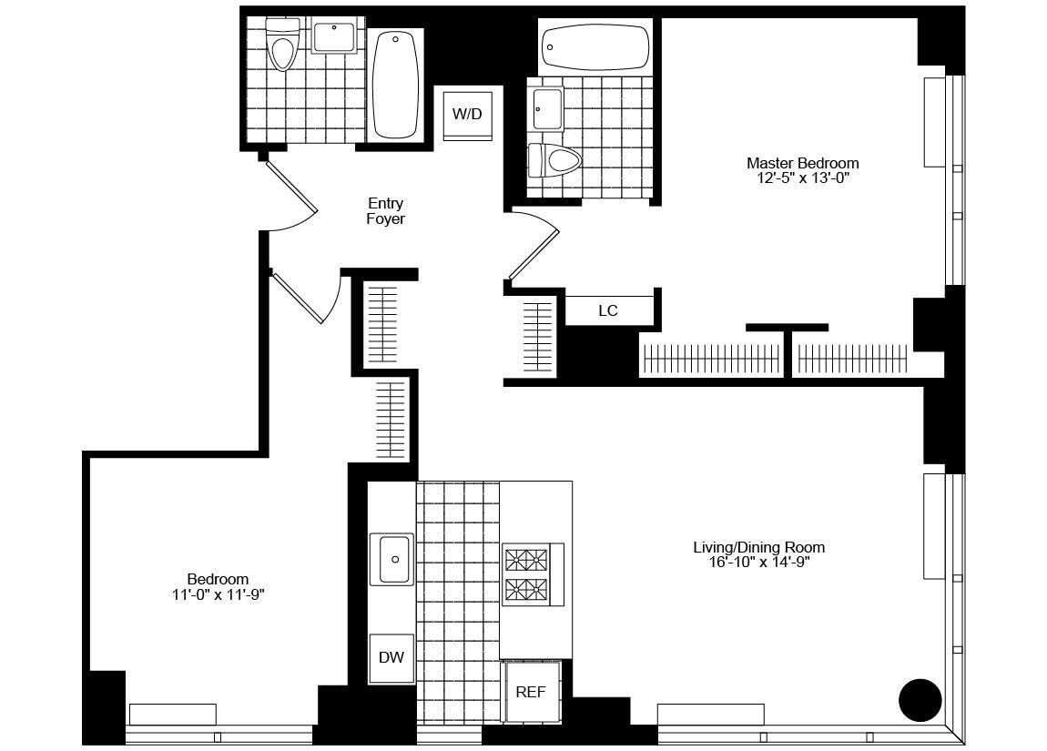 BRAND NEW 2 BED ON HIGH FLOOR IN AMENITY DRENCHED MIDTOWN HI RISE; THE MOST IN THE CITY!!