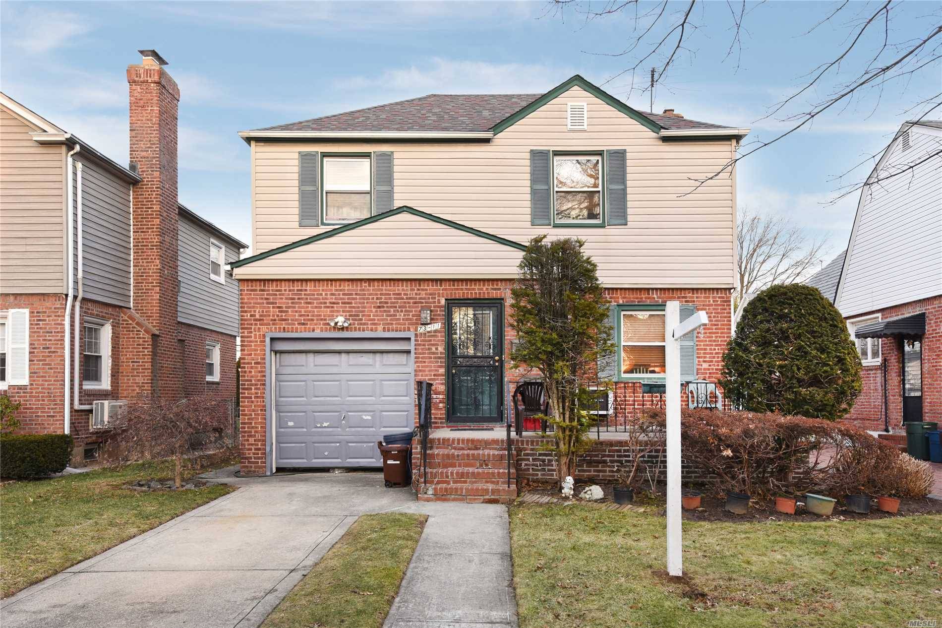 Beautiful Colonial House Situated In The Heart Of Fresh Meadows.
