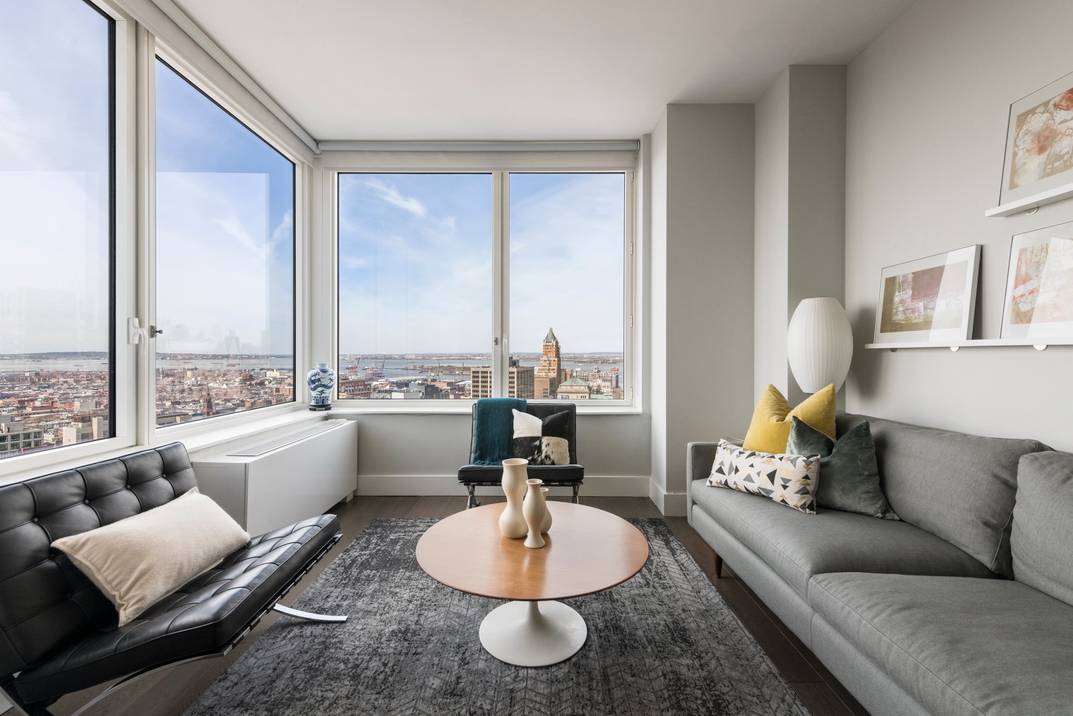 Expansive High Floor 3 Bedroom with Open City and Water Views