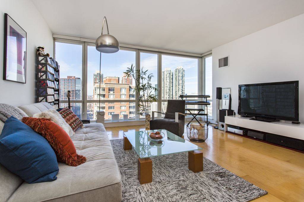 Situated in the coveted Crystal Point building in the heart of Downtown Jersey City