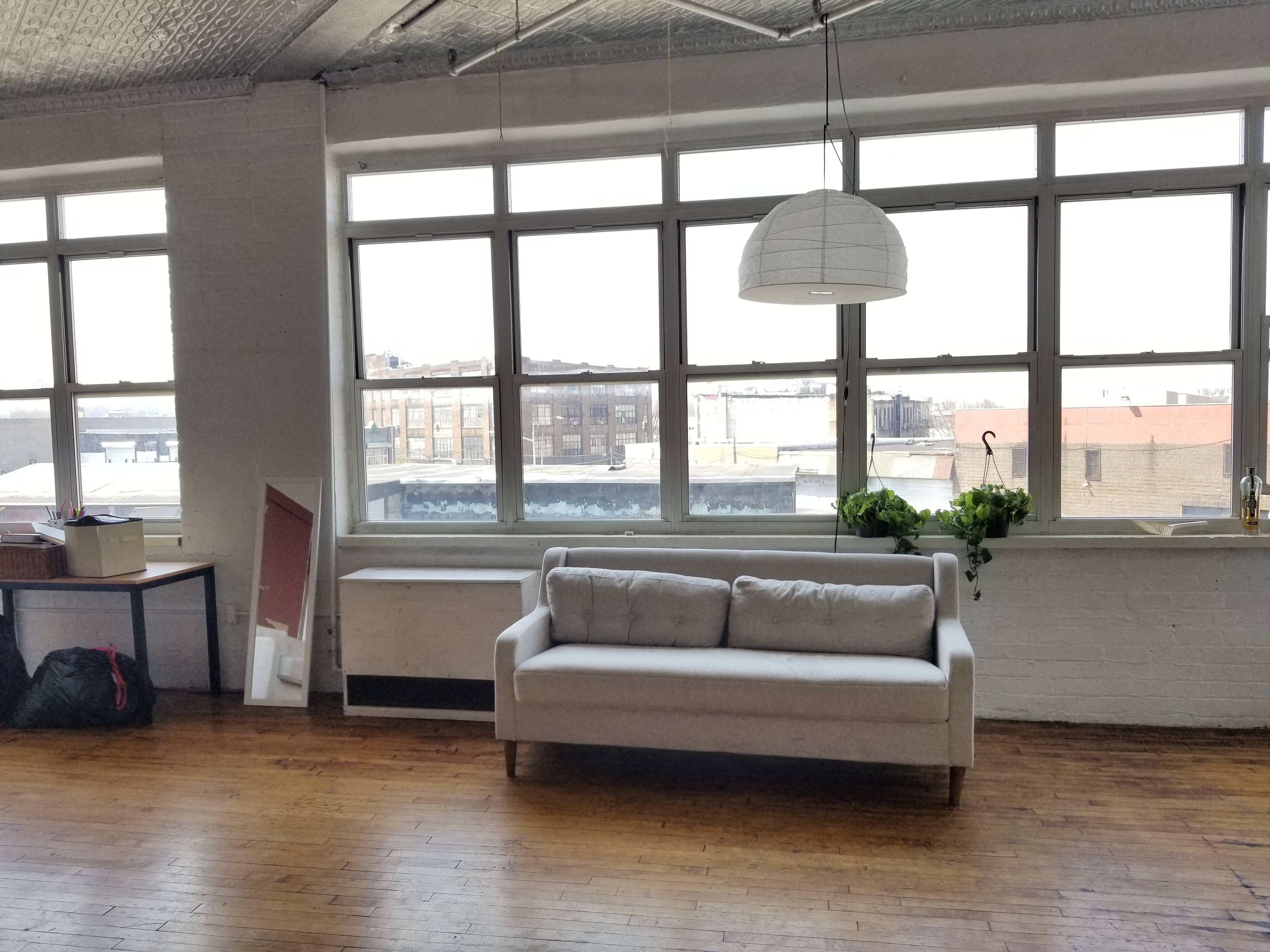 Large 1 Bedroom Loft - No Fee w/Free Rent in Prime Bushwick Location