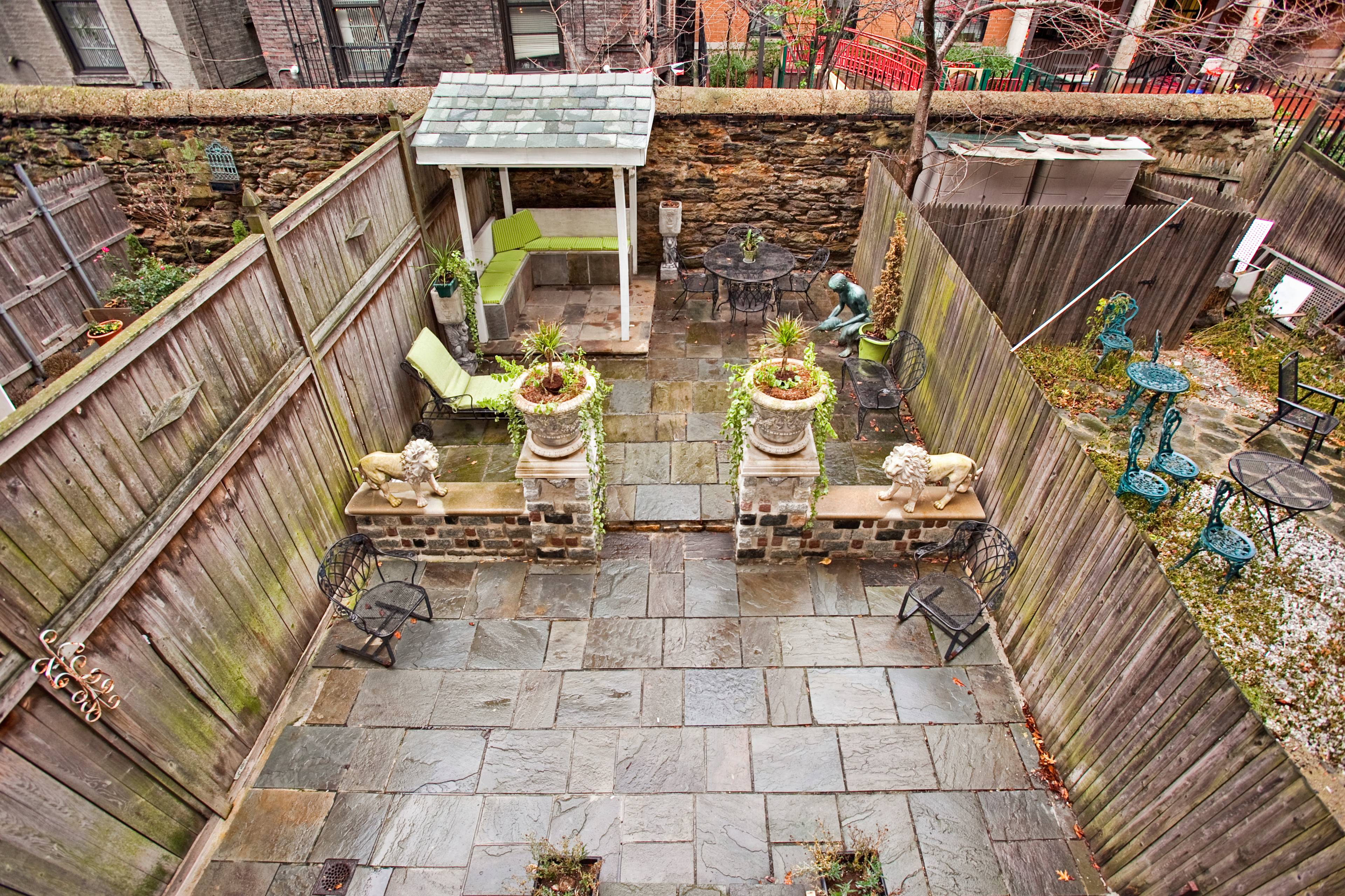 Duplex Townhouse with Outdoor Private Garden Upper West Side for Rent near Central Park