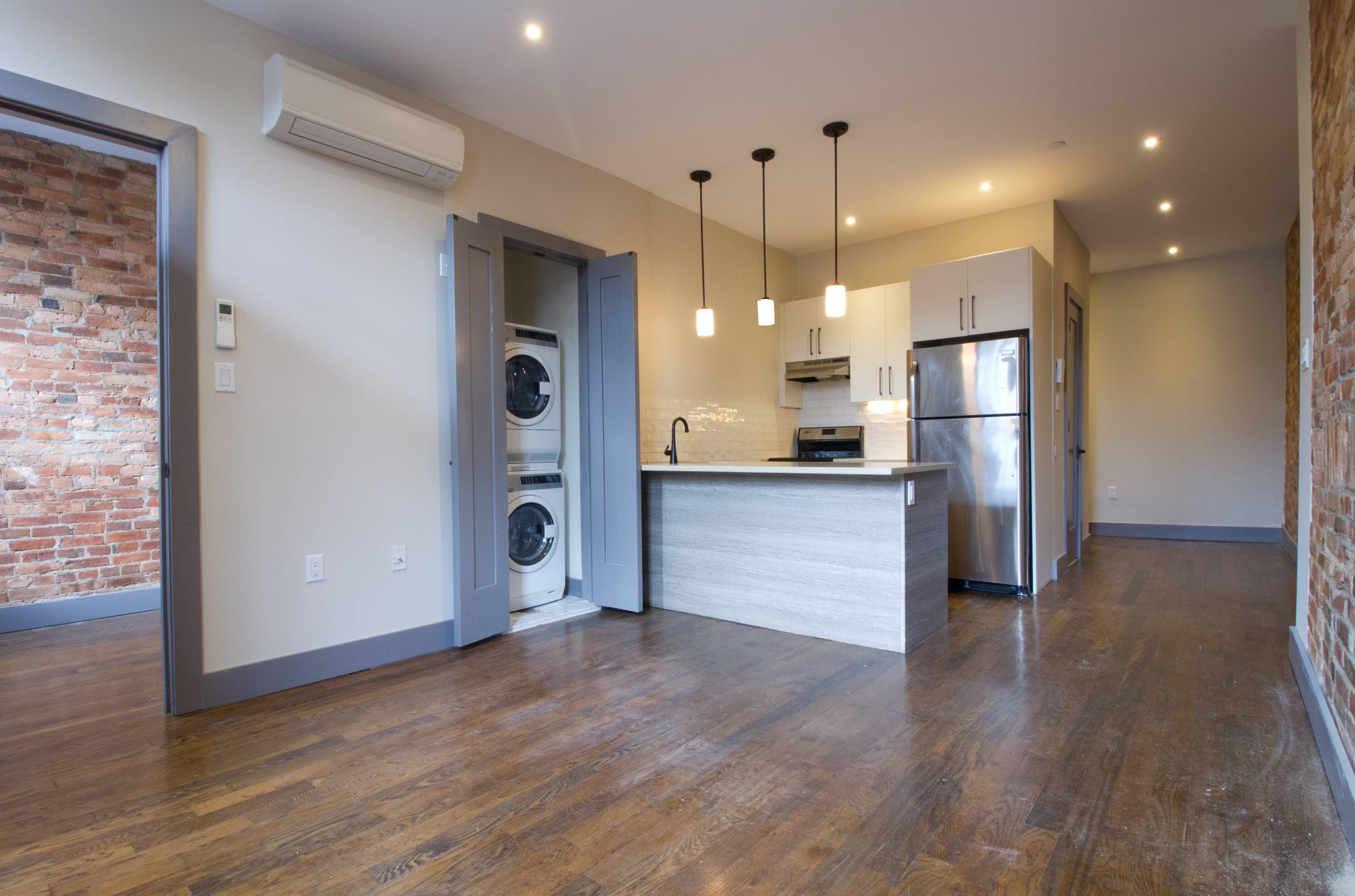 No Fee! Brand New 2.5 Bedroom/1 Bathroom Apartment In A Private Townhouse With A Washer/Dryer In-Unit In Bedford-Stuyvesant!!