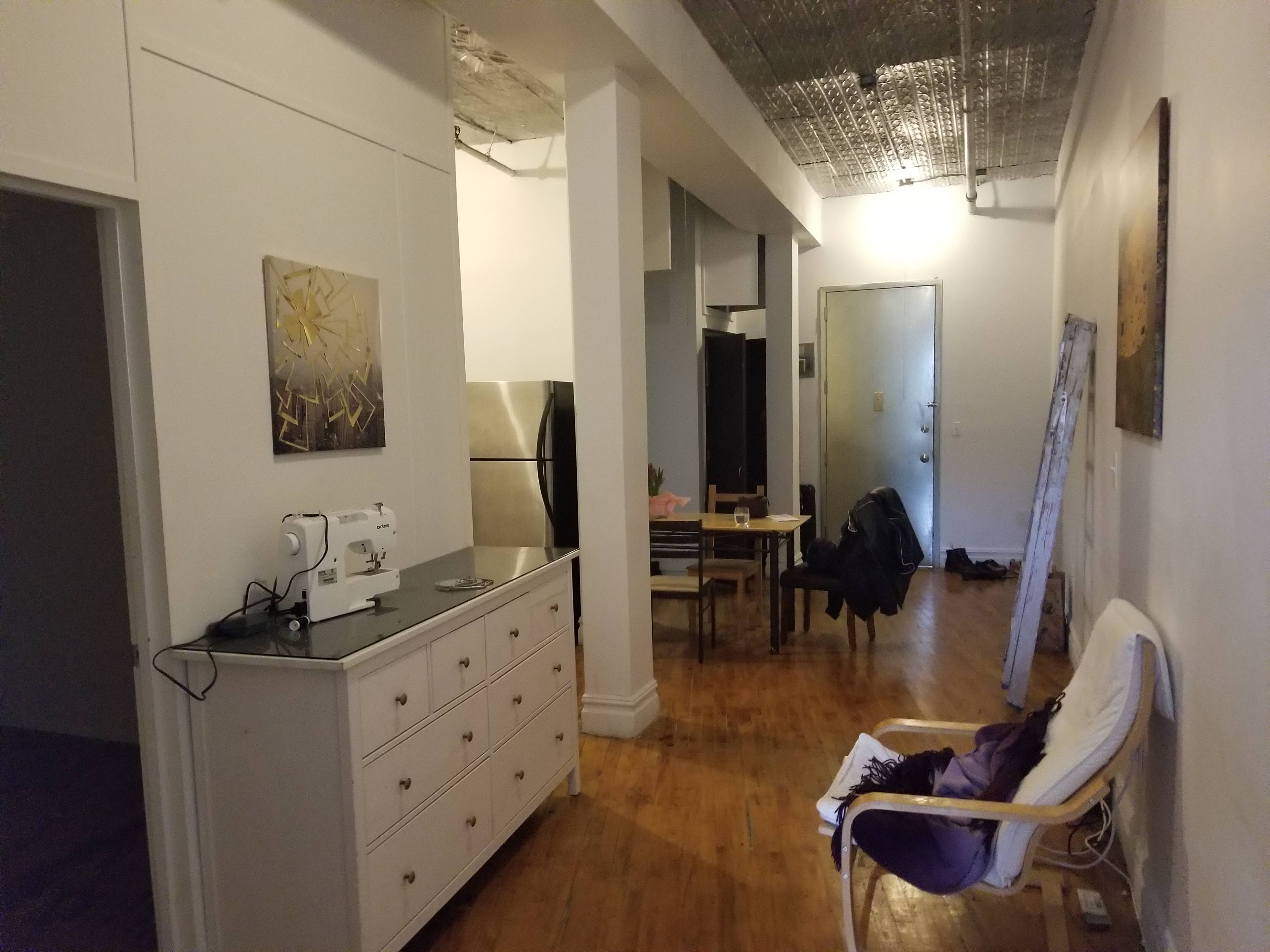 Industrial 3 Bedroom Loft in Prime Bushwick - No Fee - 2 Blocks to Train