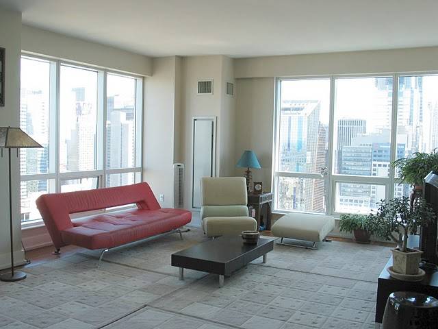 The Orion Condo - 350 W 42nd st - Higher Floor 2 Bedroom / 2 Bath for sale - City/River Views - Midtown West location - Split 2 Bedroom