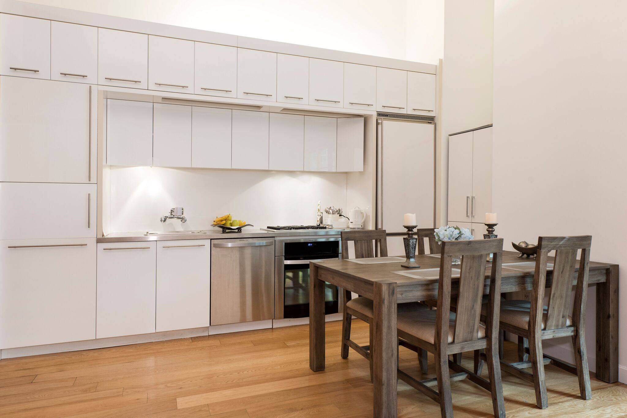 14ft high ceilings loft  has converted to a one bedroom with private terrace in LIC