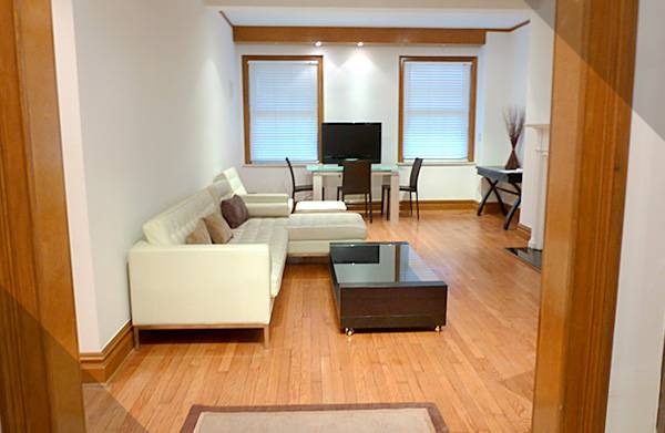 Beautifully Fully Furnished 2 Bedrooms, 1 Marble bathroom in Prime Midtown West. Granite Marble Counter tops, Stainless Steel Appliances, 10 Foot Ceilings, Quadruple Layered Soundproof Windows. All you need is a Toothbrush.