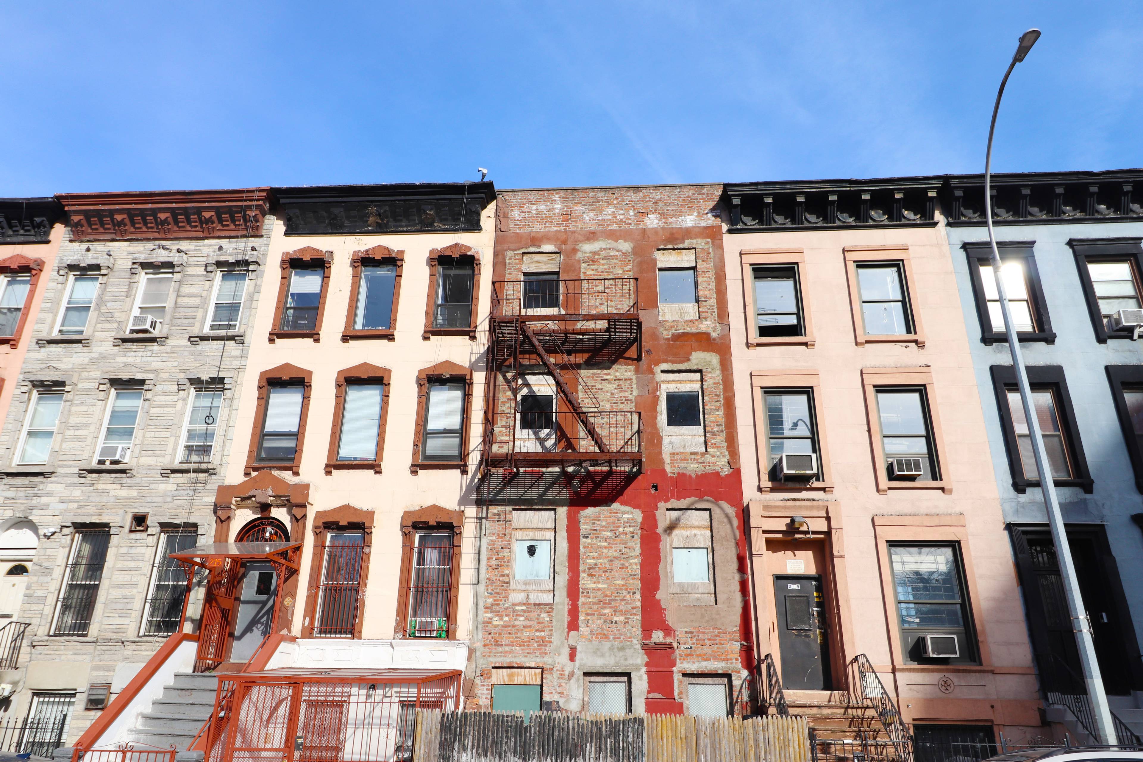 Four Family Brownstone Shell
