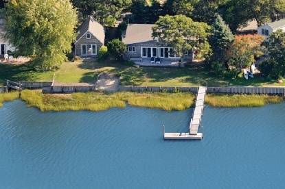 SAG HARBOR WATERFRONT WITH DEEP WATER DOCK