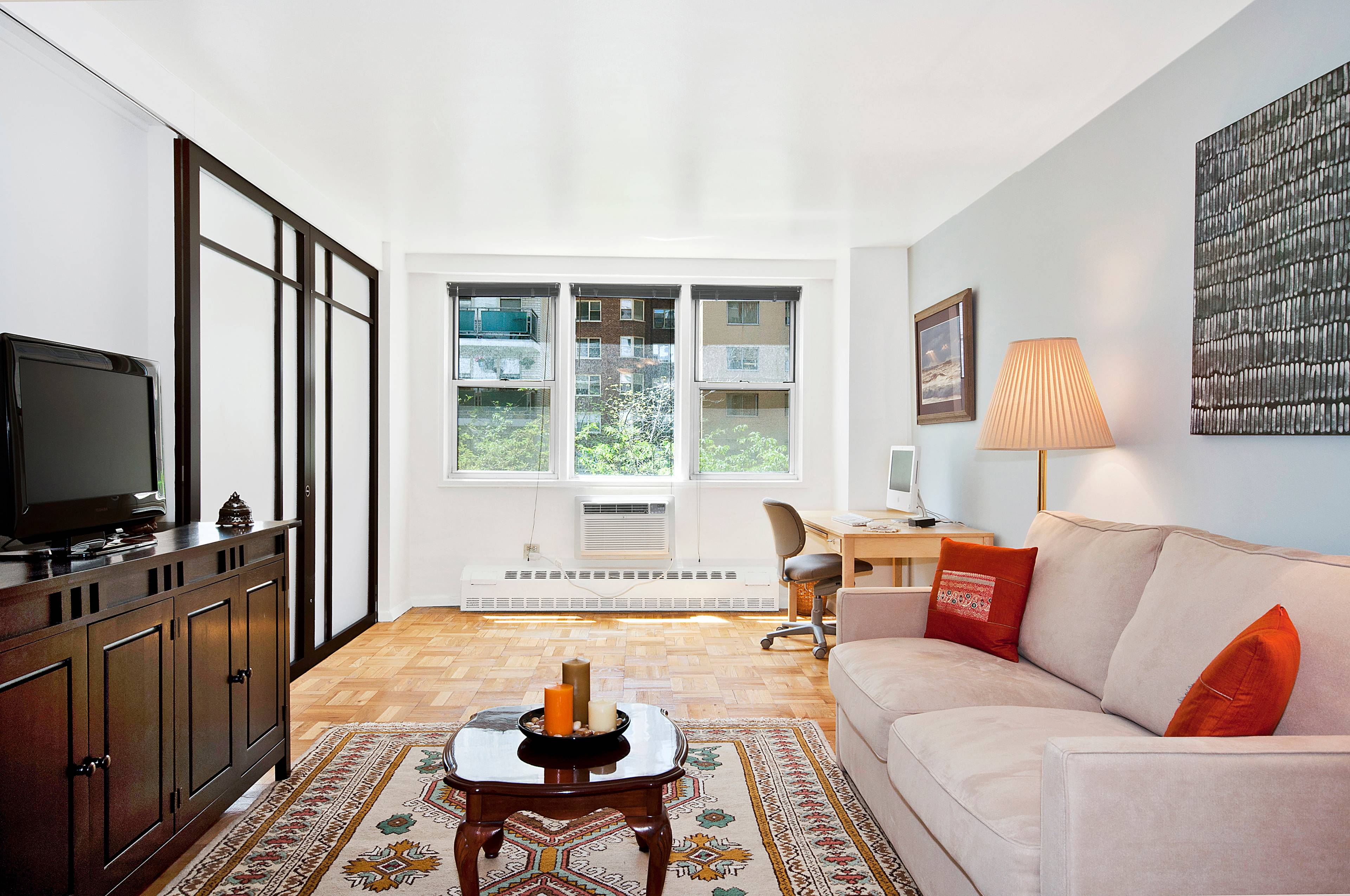 Furnished or Unfurnished l Large Alcove Studio | Upper East Side | 215 East 80th Street # 5-C |  6-12 months lease 