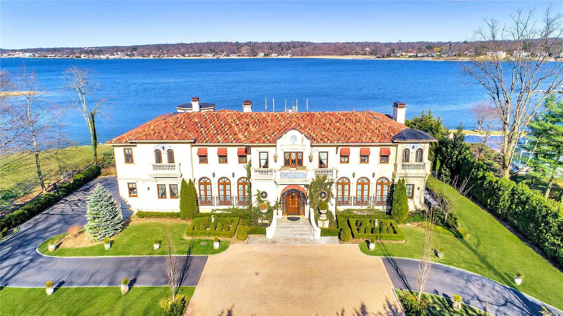 Welcome to Villa Forte, a stunning custom built waterfront Italian Villa, situated on over 2.