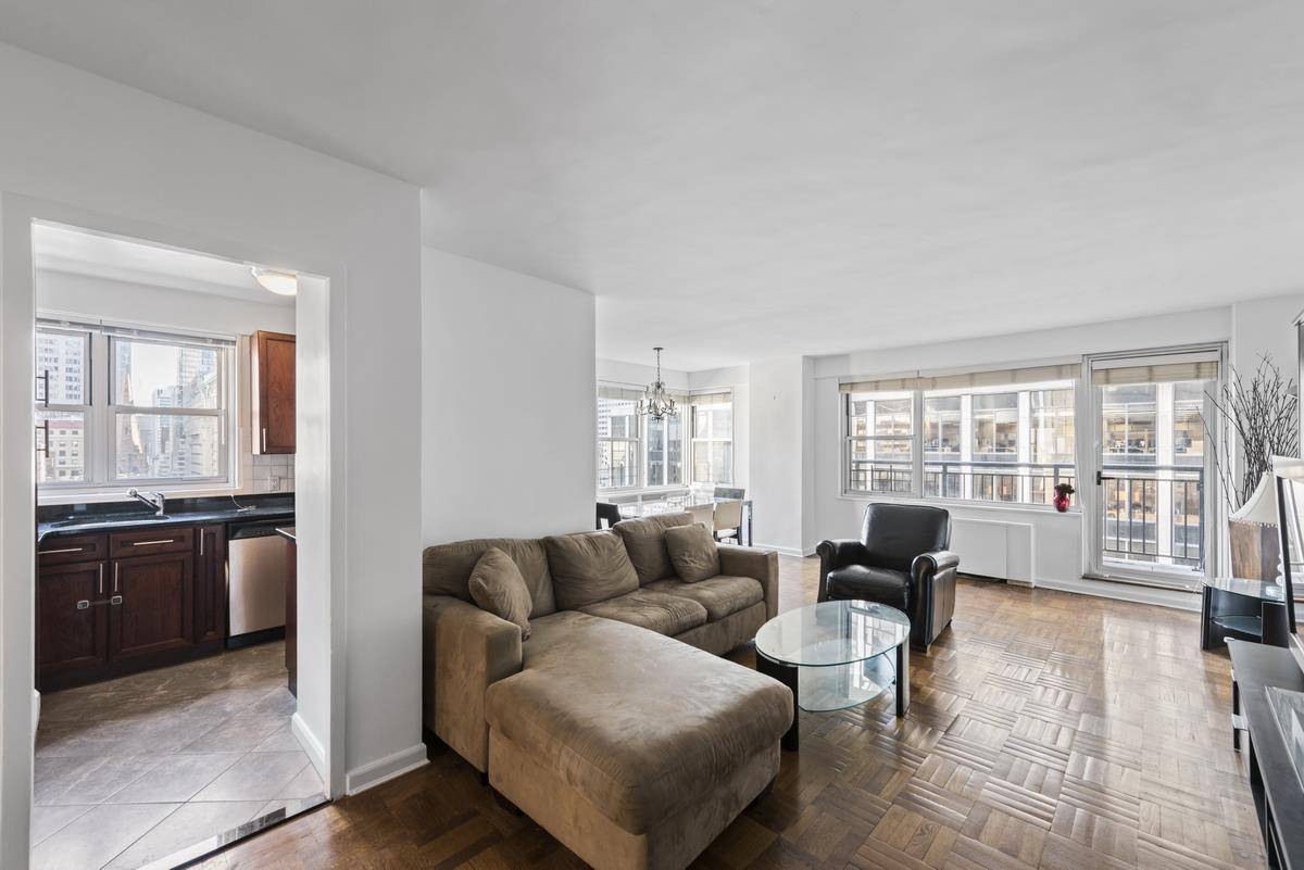 Renovated Corner Unit, Terrace, 20th Flr, Jr 4 Perched high above the city in the Gallery House Condominium you're afforded great light from the triple exposure North, South, East.