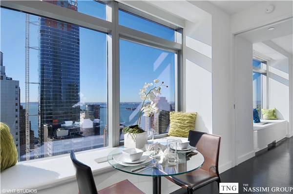 Vews of 9 11 Memorial Park, Statue of Liberty, the river, city of Manhattan and beyond from every window of your residence.