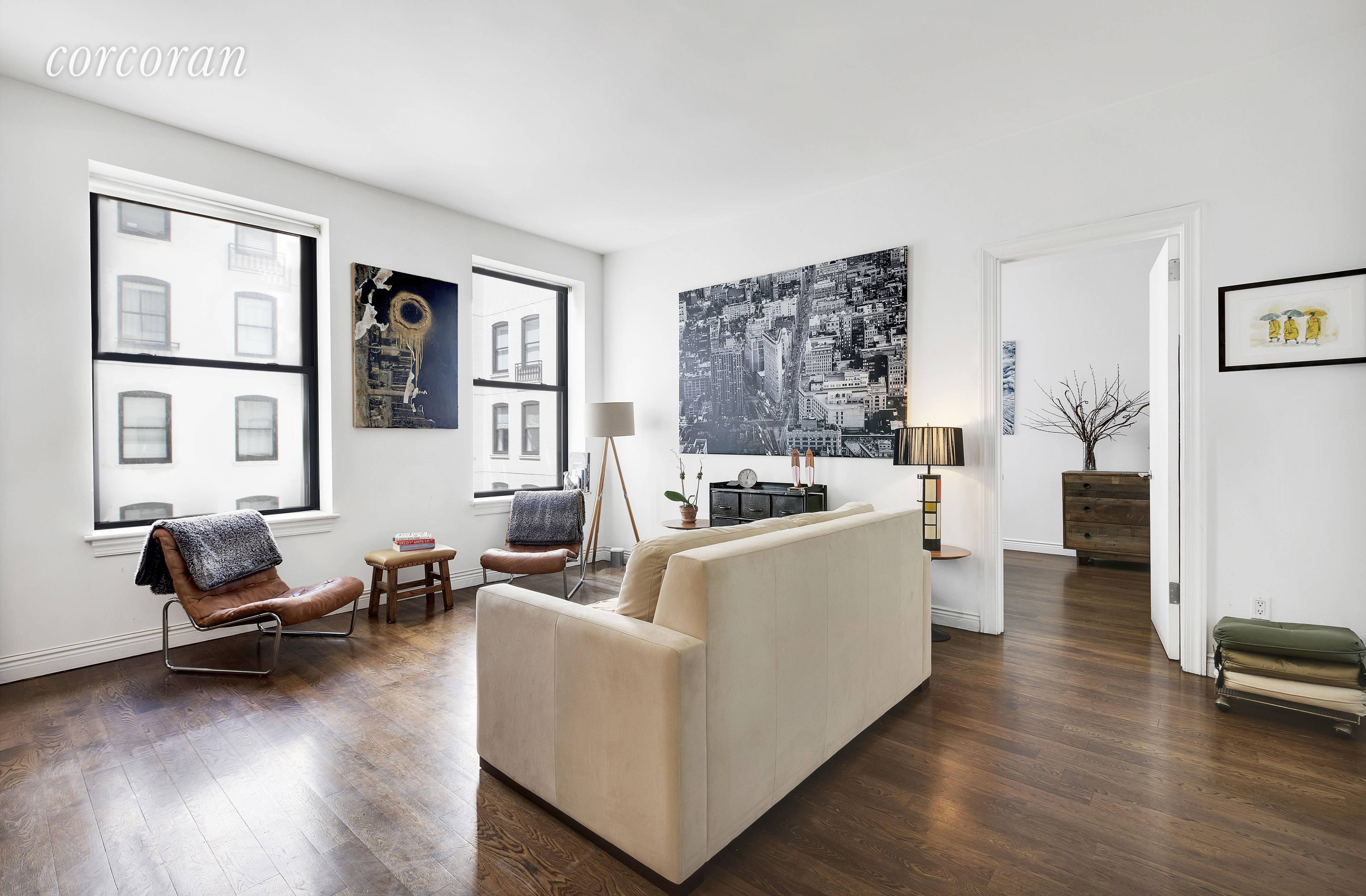 8N is a large, bright one bedroom in the prestigious Grand Madison.