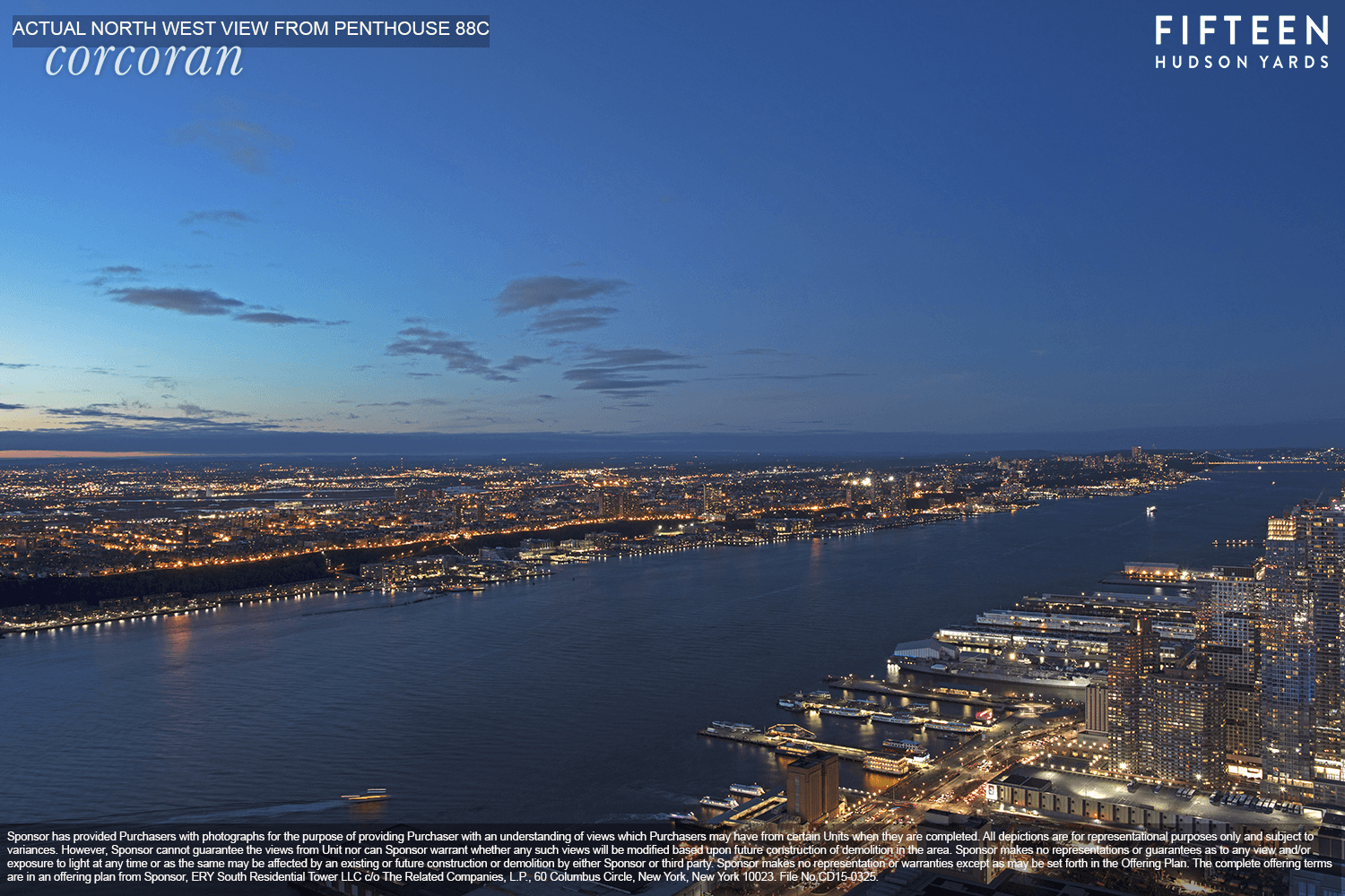SPECTACULAR PENTHOUSE OVER THE HUDSON RIVER !