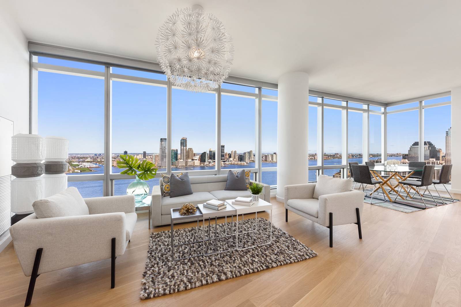 Stunning Battery Park Penthouse with full Hudson River Views