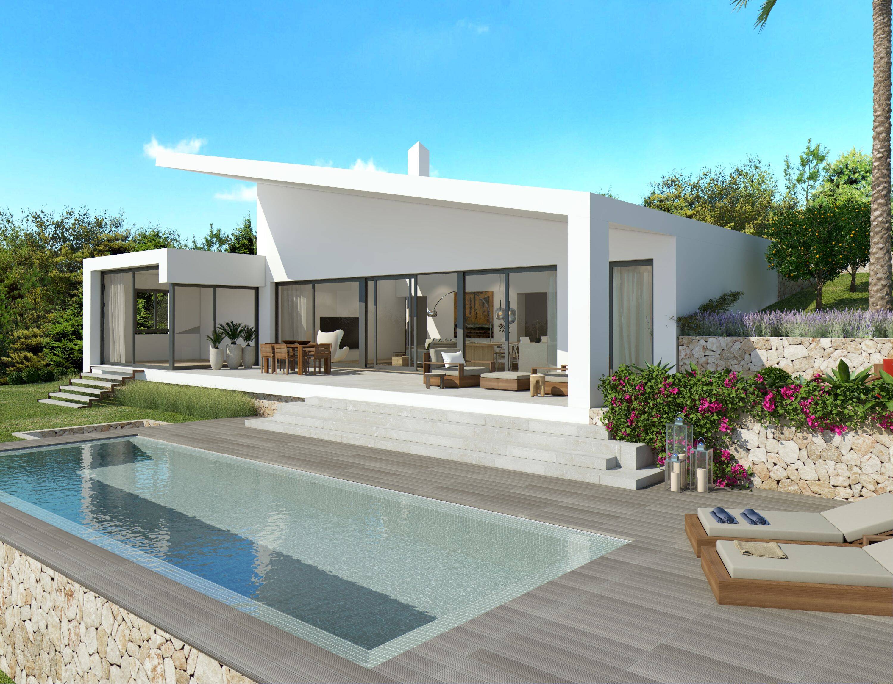 NEWLY BUILT VILLA NEAR THE BEACH IN CALA VINYAS