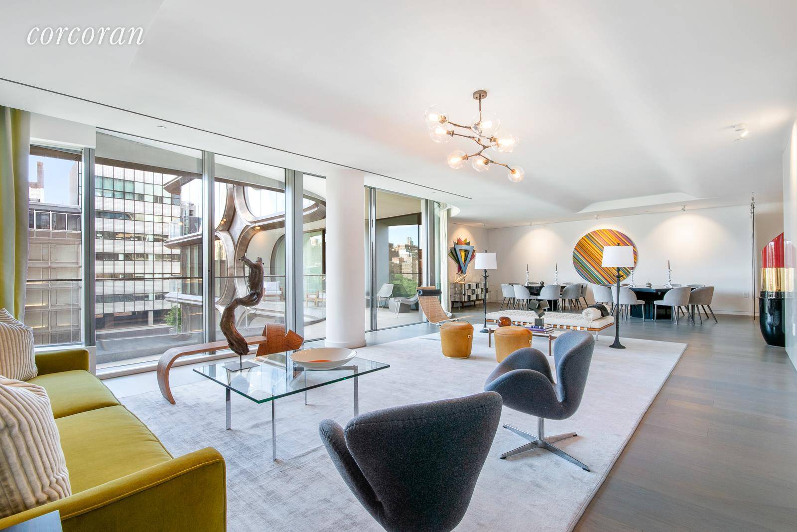 Grand and loft like, this generously scaled home measures 3840 square feet interior and 198 square feet exterior.