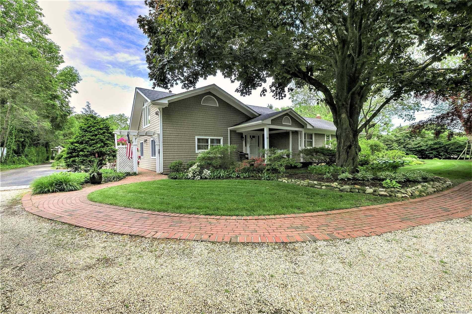 2 Houses on Beautiful Hampton Style Property a Bright Beautiful 5 Bdrm Farm Ranch Which By Itself is Stunning Soaring Vaulted Ceilings Skylights, Large Eat In Kitchen with Dining Area, ...
