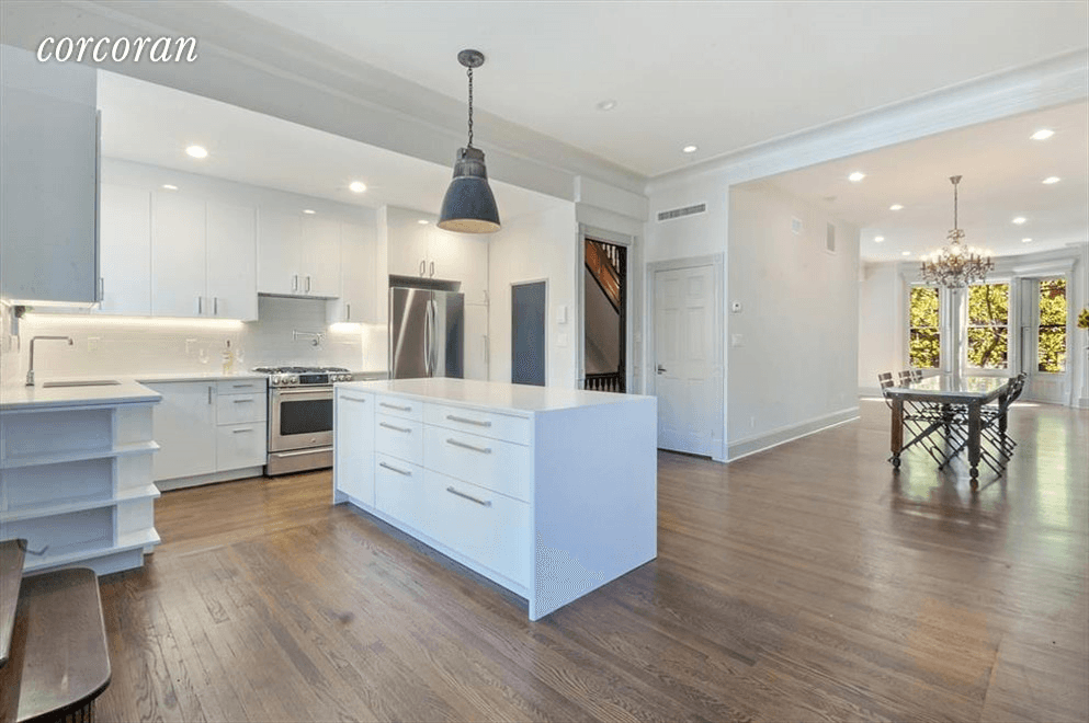Located on one of Park Slope's most beloved blocks, this renovated 4 bedroom 2.
