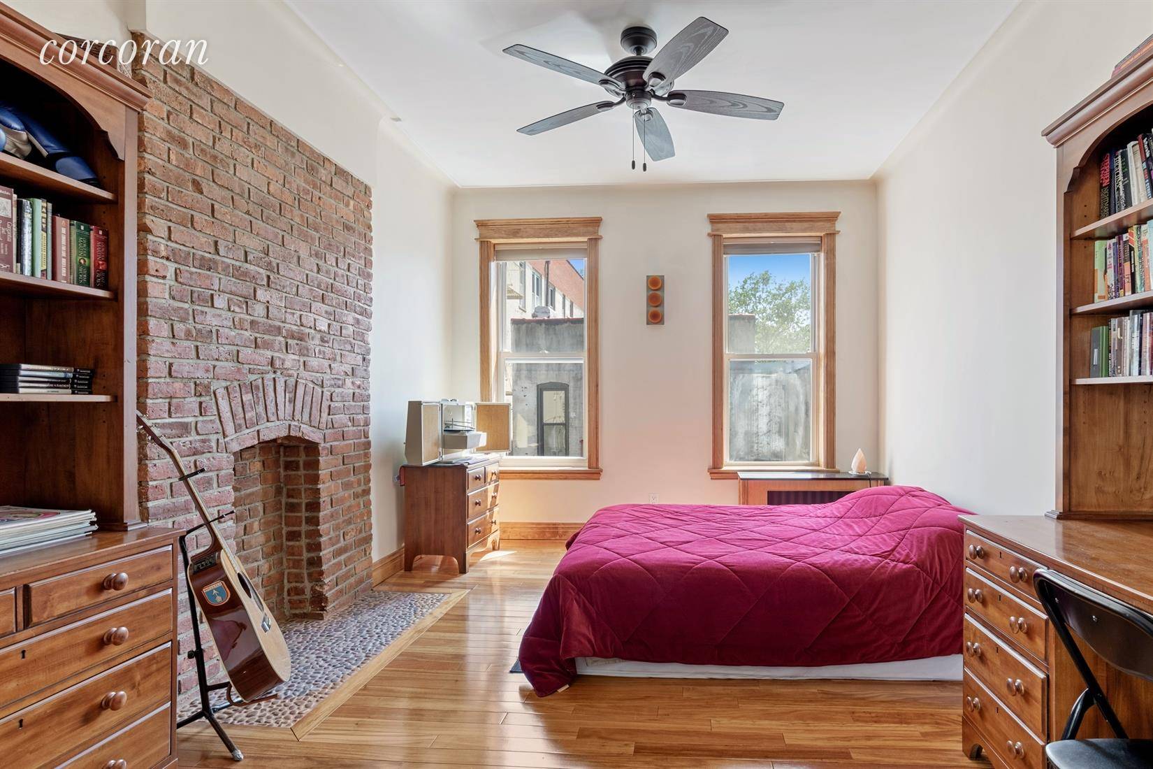 Sunny and airy, meticulously designed masterwork, South East facing two bedroom, one bath coop with super low 520 month maintenance fee.