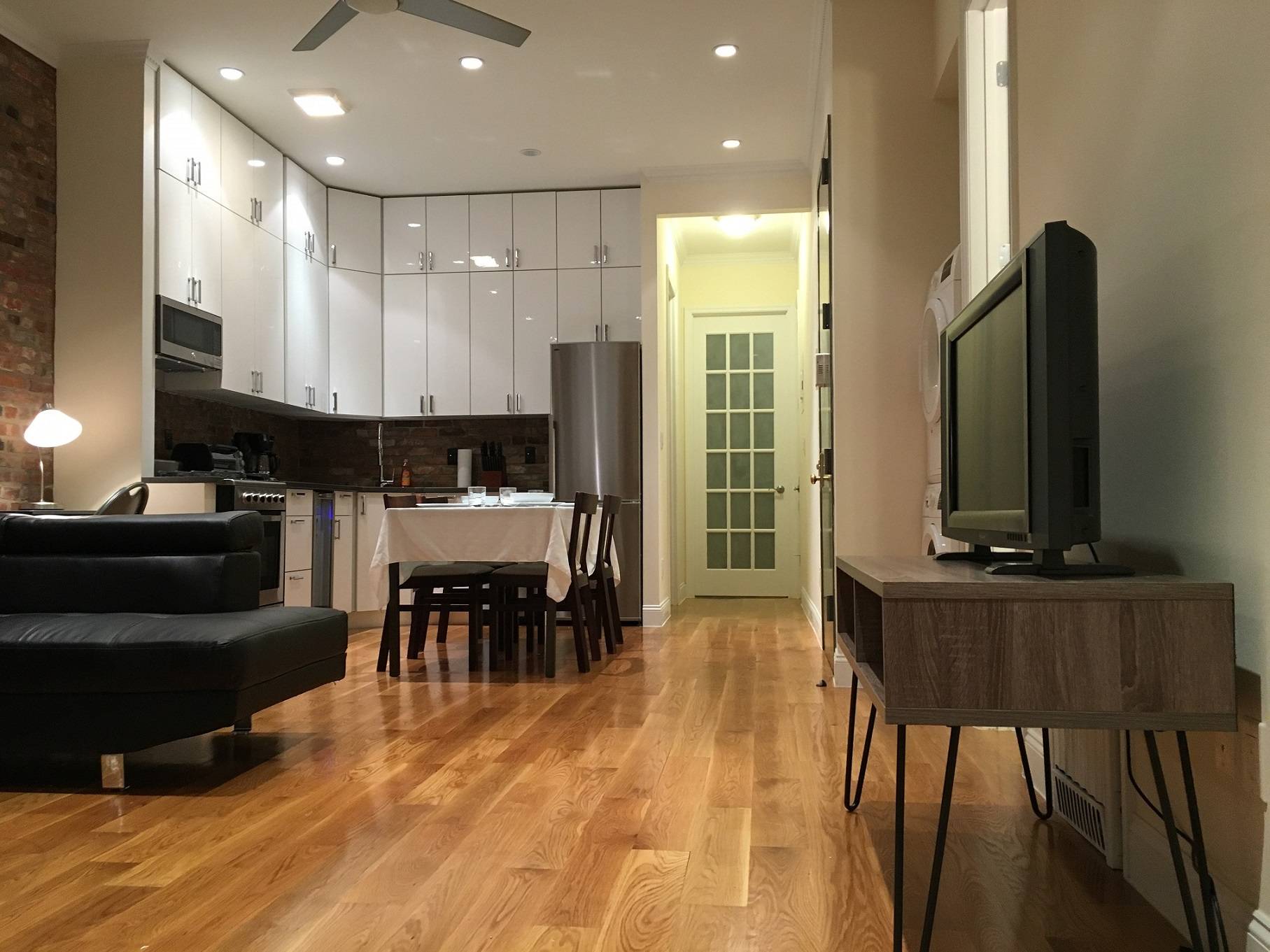 Floor through large fully furnished 4bedroom 2bathroom in Bushwick Brooklyn.