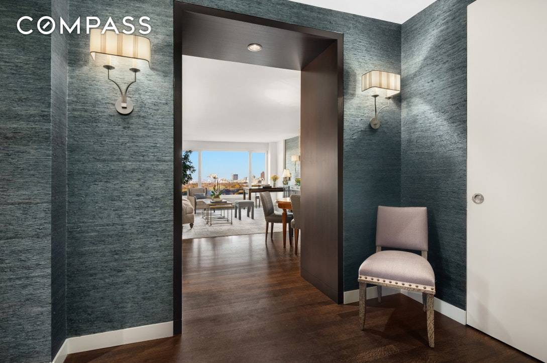 Stunning mint two bedroom residence on billionaires row in white glove building.