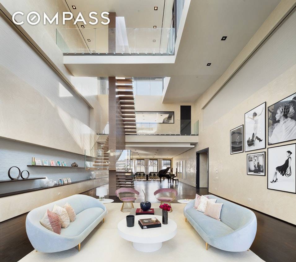 Located on historic Greene Street in SoHo and high above the cobblestones streets comes one of the most incredible Penthouse spaces ever created !