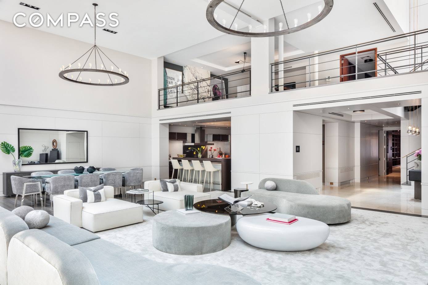 For those looking for supreme privacy and dramatic, expansive space, look no further than the penthouse at 142 Duane Street.