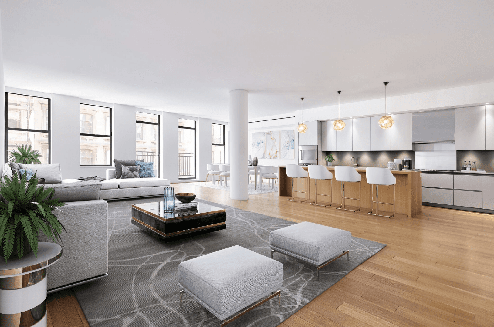 Stunning 4 bedroom gem in the exclusive Reade Chambers building with parking