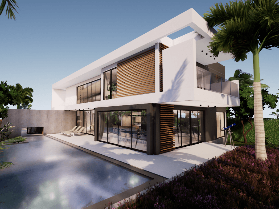 Under Construction Luxury Villa in Miami