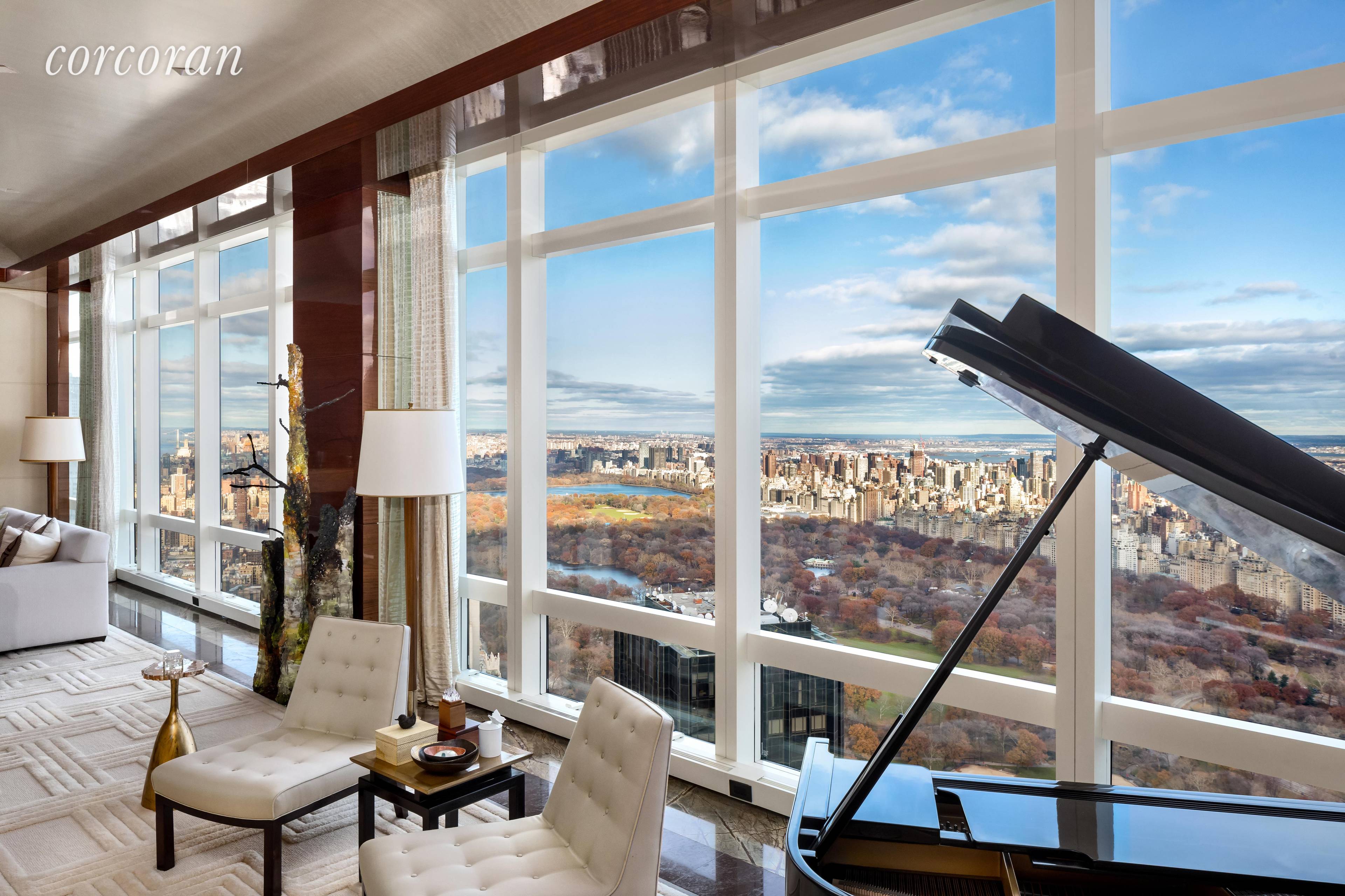 This extraordinary penthouse residence, the top floor of the South Tower at the Time Warner Center, is being offered for sale for the first time.