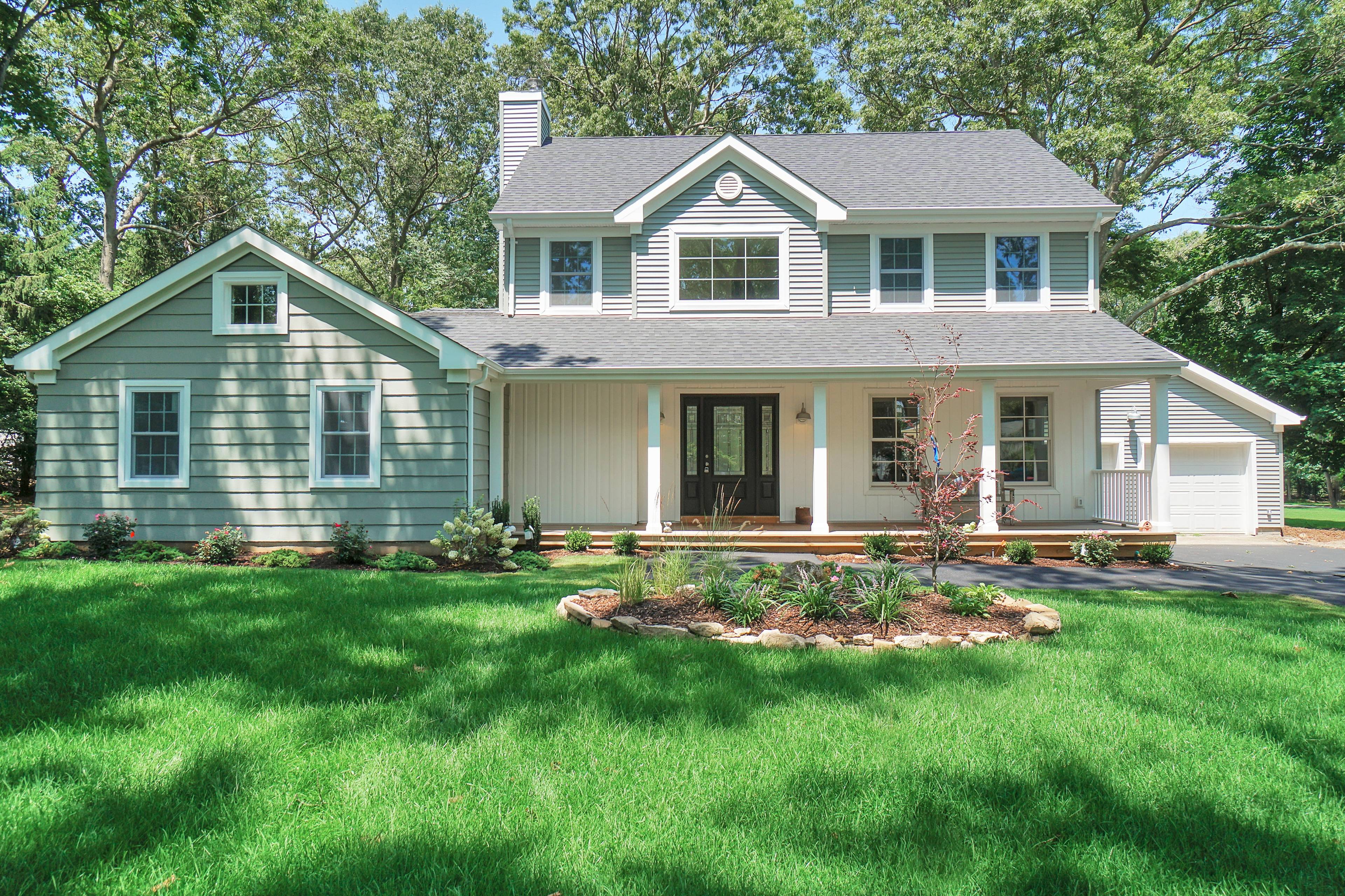 Transitional Center Hall Hampton's - Style Colonial in Lake Grove