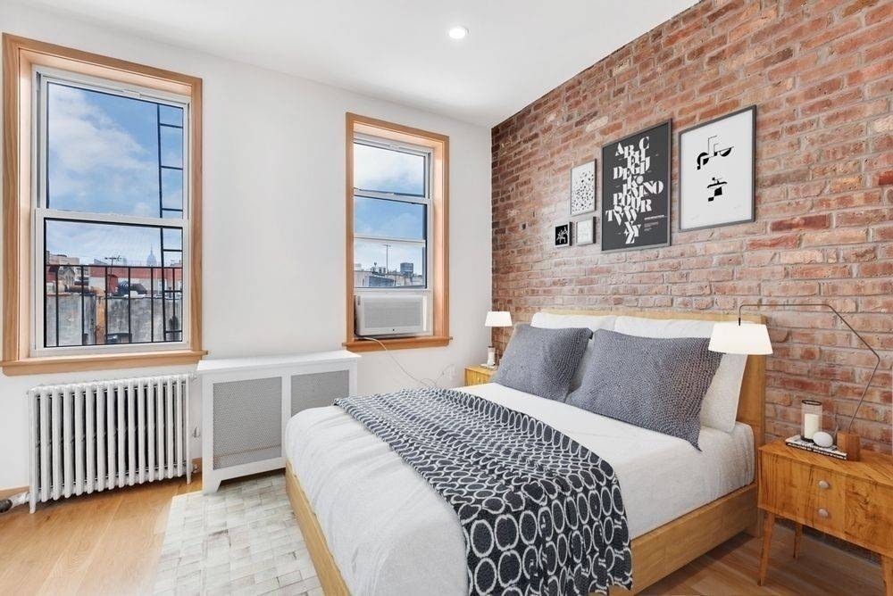 New To Market Apartment Features Queen Size Bedroom w Good natural light amp ; Closet Space Spacious Living Room w Window amp ; Expose Brick Open Kitchen w Island, Stainless ...