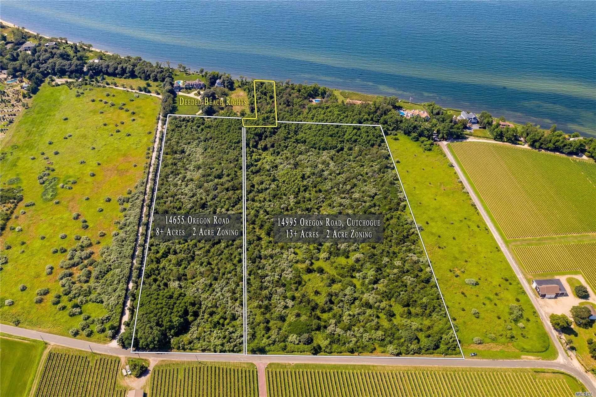 Two Single Separate Lots, 14655 Oregon Road, Cutchogue is 8.