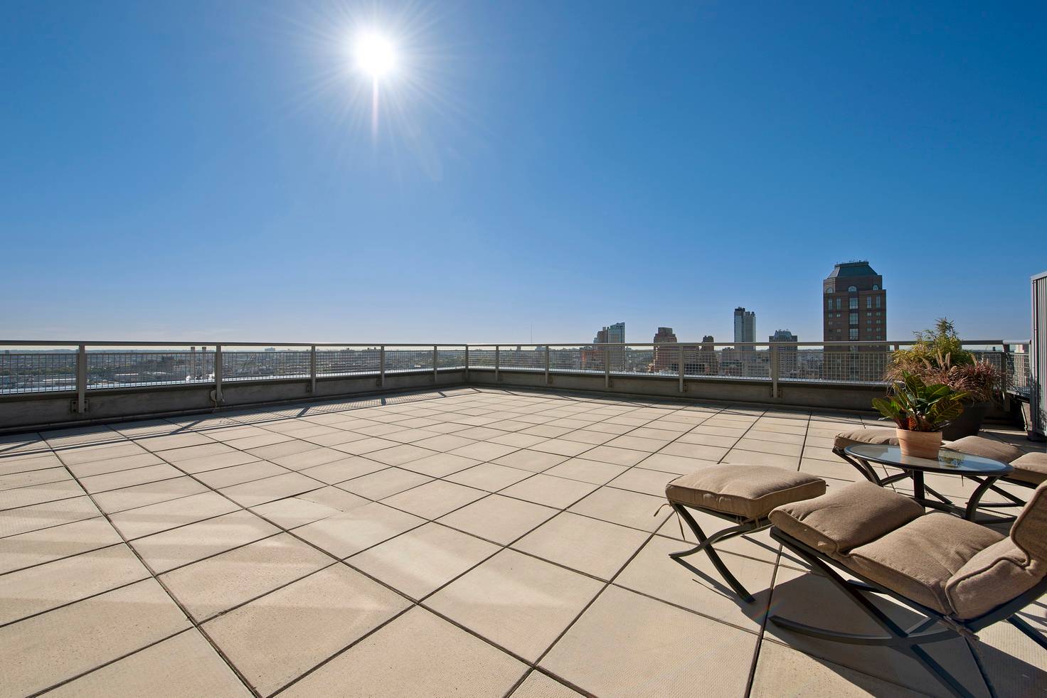 SOUTH EASTCORNER  3 BED, 2.5 BATH WITH  WRAP TERRACE AT J CONDO! SUNNY CONDO IN HOT HOT HOT DUMBO!