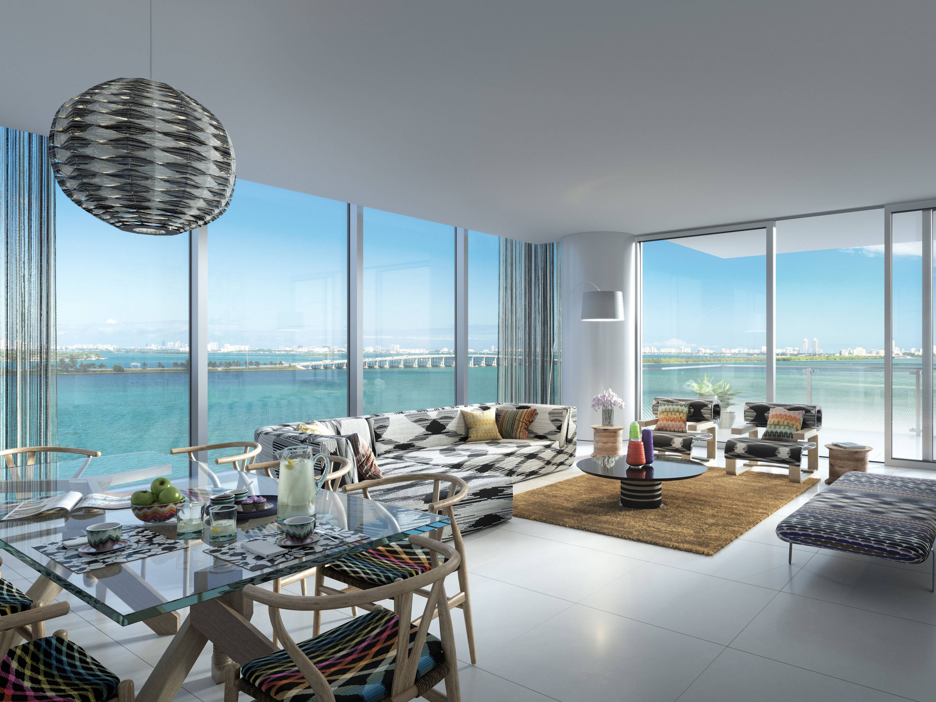 Miami - Missoni Baia Residences 3 Bedroom 4.5 Bath + Den
