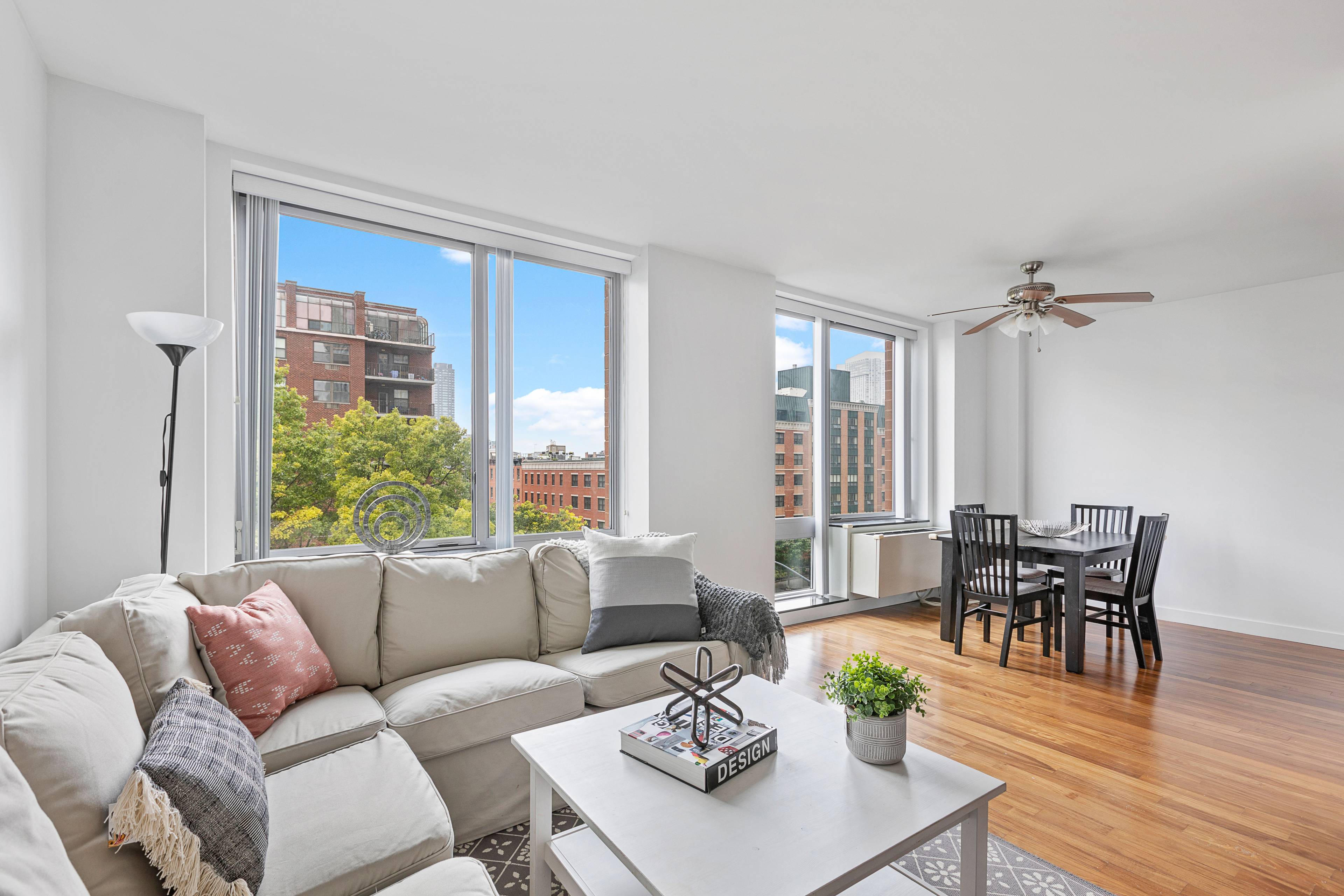 Exceptional Value in Paulus Hook for this 2 bed/2 bath condo