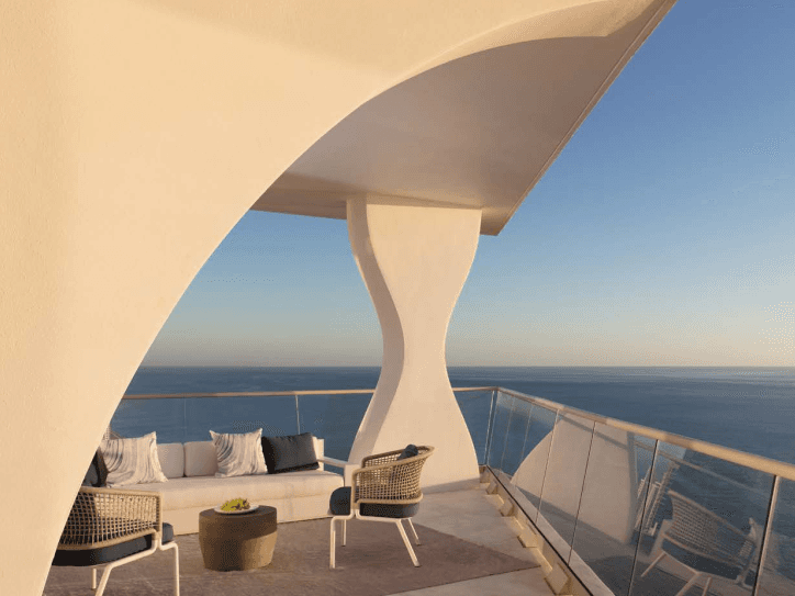 Two Story Sky Villa Designed and Furnished by Meyer Davis