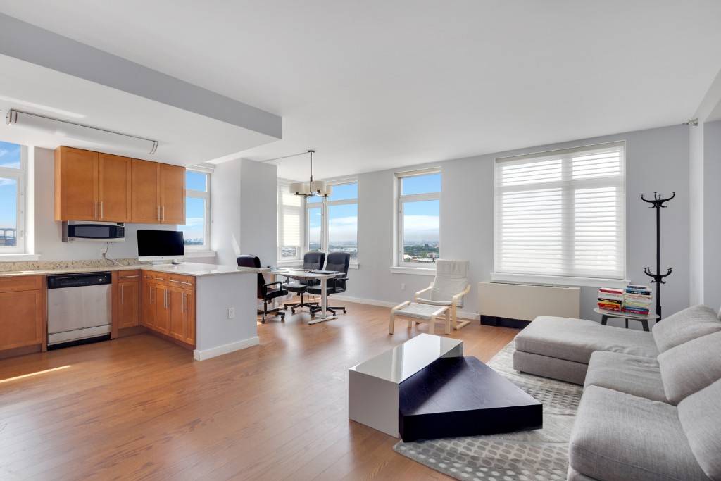 Beautiful 3 Bedroom and 3 Bathroom spacious condominium that is located at Sky view Parc Luxury Condo Complex 7 years tax abatement left.