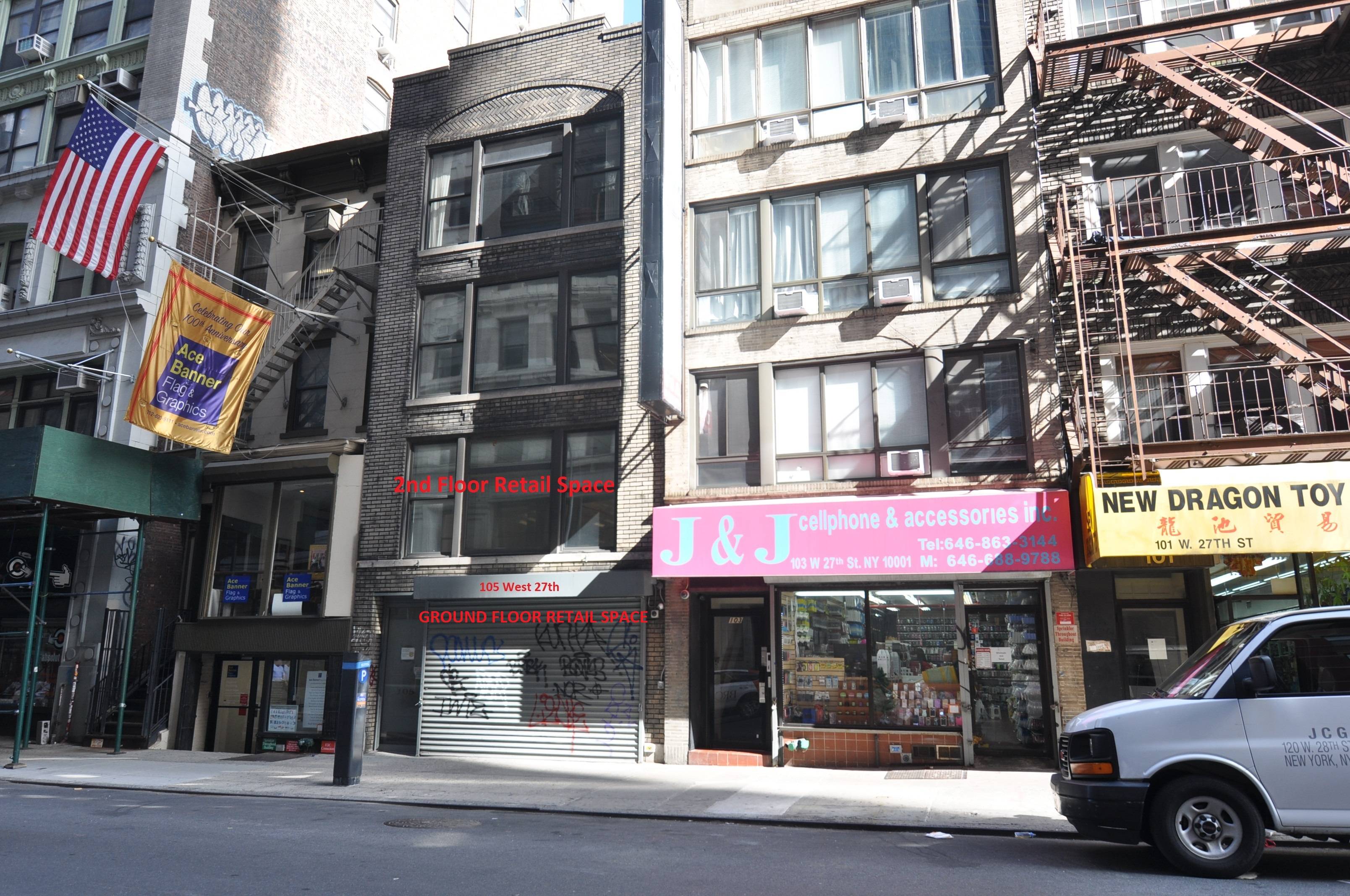 1,700 SF Retail Space For Rent in Chelsea