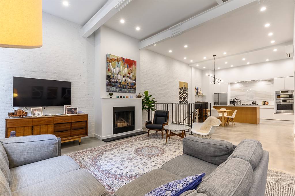A seamless blend of contemporary elegance and industrial chic.